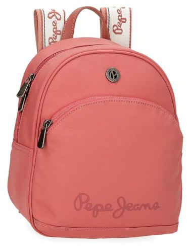 Pepe Jeans Corin Zaino Casual Rosa 21 x 27,5 x 10 cm Poliestere e PU 5,78 L by Joumma Bags, Rosa, Taglia unica, zaino casual