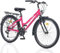 Toys Store 24 Zoll Alu Fahrrad Cityrad 24 Mädchen Rad 21G Rh ca.38 cm Stvo