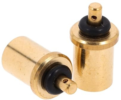 2 Stück Aufblasventil-Konverter Herdteile Schlauch Adapter Pilotrohr Gas für Feuerzeug Nachfüllgas Nachfülladapter Rohr Rohrmontage Nachfüllfeuerzeug Messing Golden