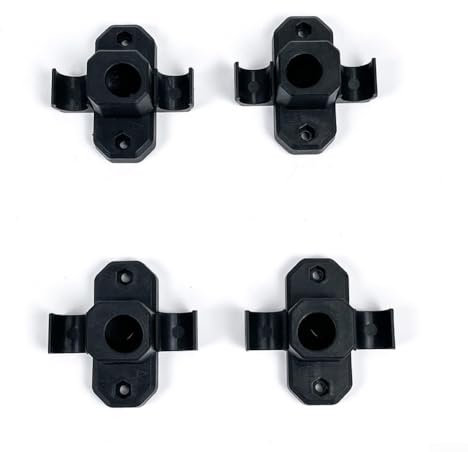 Campingtischbeine, Zubehör, leichte Aluminiumlegierung, Campingtischbeine, Verbindungsglieder, stabile Konstruktion für IGT (4 Kunststoffglieder)