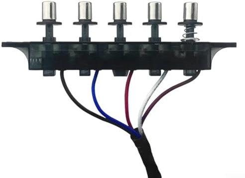 5-Tasten-Dunstabzugshauben-Bedienfeld für effiziente Küchenbeleuchtung und Gerätemanagement