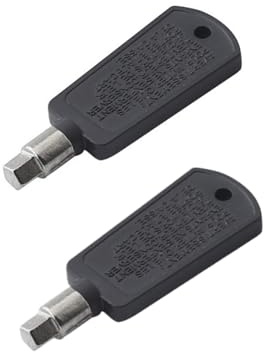 2 Pcs Universal Fridge Freezer Door Lock Keys - Secure Accessories with Spare Replacements, Ideal for Multiple Devices