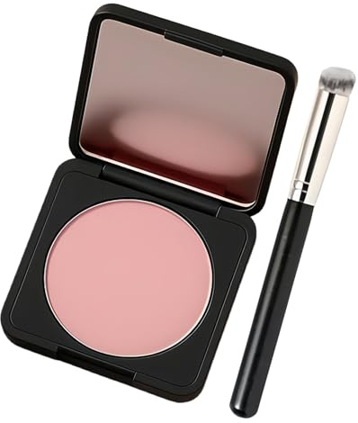 Correttore oculare – Correttore rosa anti-occhiaie illuminante per la pelle | Colore idratante durevole con pennello per pelle chiara media uomini donne viaggi matrimoni | per chiaro a medio e muj