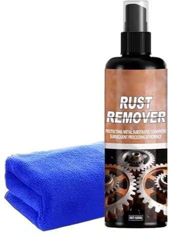 Sverniciatore Spray Antiossidante,Multiuso Grasso Macchie | Spray Detergente e Lubrificante Contro la Ruggine - Pulente Antiattrito per Auto Moto Bici Ricambi Freno Catena Serratura Rubinetto Cerniera