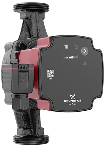 Grundfos Alpha1 25-60 180 Umwälzpumpe Heizungspumpe 93074163 Hocheffizient 2.28 m³/h 220-240 V