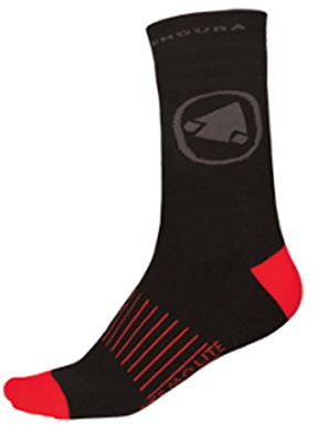 Endura Herren THERMOLITE II Winter-Fahrradsocken (Doppelpack) | Atmungsaktiv | Strapazierfähig | Fußgewölbestütze Socken