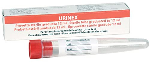Gima 25990 Lot de 100 tubes à essai Urine 12 ml