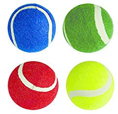 Gamez Galore Farbige Tennisbälle, 12 Stück