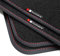 teileplus24 EF208 Fußmatten Gummimatten Exclusive-line Design kompatibel mit VW Tiguan 2 AD1 2016-2024, Naht:Rot