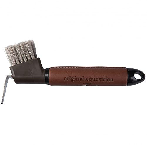 HORZE Maddox Ledergriff Hufkratzer, Braun,