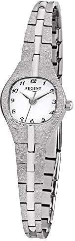 REGENT Damen-Armbanduhr analog Quarz Blockband F-626