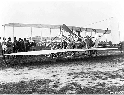 Wee Blue Coo Vintage Photography Icon Wright Brothers Airplane Art Print Poster Wall Decor Kunstdruck Poster Wand-Dekor-12X16 Zoll