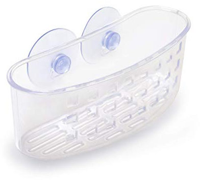 Tredoni Soporte de Esponja con Ventosas - Rejilla para Cesta de Estropajo/Jabón para Fregadero Escurridor Caddy (Estándar)