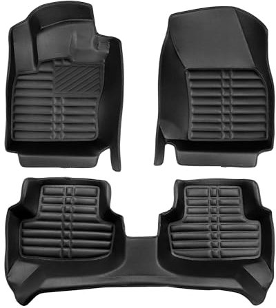 fussmattenprofi.com Auto Fussmatten Kompatibel mit Skoda Karoq Baujahr ab 2017 I 100% Passgenau Geruchlos Allwetter Fussraumschale I 5D Premium TPE Fußmatten Set