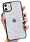 Ownest. Compatible with iPhone 12 Case iPhone 12 Pro Case Glitter Clear Sparkly Bling Star for Woman Girls Soft TPU Shockproof Protective Phone Cases for iPhone 12/12 Pro -Black