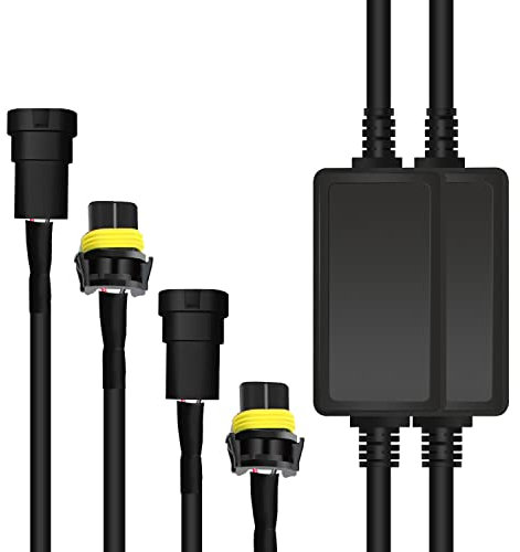 TECTICO H7 LED Birne Widerstand Super Decoder CANBUS Anti Flimmer Fehler Canceller Lastwiderstand, 2 Stücke