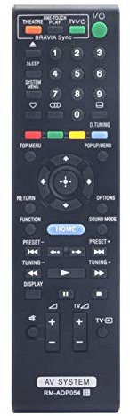 VINABTY RM-ADP054 Fernbedienung Ersatz für Sony AV Blu-ray Disc/DVD-Heimkinosystem ersetzen BDV-E370 BDV-E290 BDV-N990W BDV-E670W BDV-E77 BDV-F700