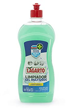 Lagarto Limpiador Gel Multiusos Máxima Higiene 0,72l-, Azul, caja 12 botellas, 8640 Mililitro