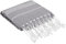 Mixibaby Strandtuch XXL100% Baumwolle Hamamtuch Badetuch Saunatuch Peshtemal 100x180cm, Farbe:Grau