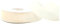 Samtband 25mm x 5m Rolle - Farbauswahl in 3/6/10/16/22/25/50mm - farbecht & waschbar - Schleifenband zum Nähen - Geschenkband zum Verpacken Dekorieren Basteln - Ivory/Elfenbein 810
