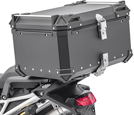 Motorrad Alu Top Case Bagtecs XB65 Aluminium 65 Liter schwarz