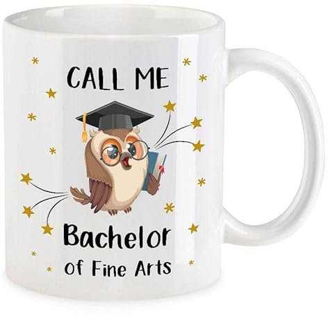 LoveGoals Kaffeetasse Call me Bachelor of | Geschenk zum Bachelorabschluss - Text: Bachelor of Fine Arts