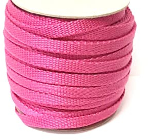 10mm Polypropylene Webbing Heavy Duty Strap For Backpacks Belts Handles Bags Straps Dog Leads (10 Metres, Cerise)