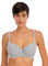 Freya - Bikinioberteil, gestreift, mit Bügeln, Jewel Cove Stripe, Schwarz – 100 l, Schwarz mit weißen Streifen, 100L EU