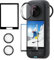 Insta 360 X3 Zubehör Insta 360 X3 Linsenschutz, Insta 360 Grad X3 Zubehör Insta 360 x3 Lens Guard Linsenschutz und Displayschutz Zubehör Für Insta 360 X3 für Insta 360 One X3 Kamera