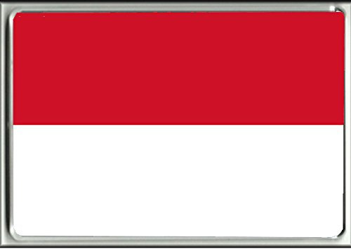 Kühlschrankmagnet mit Monaco-Flagge