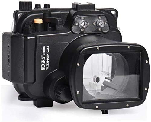 Custodia impermeabile subacquea 5R SeaFrogs per Sony NEX 5R/5T (obiettivo 18-55 mm) - Profondità 130 piedi, Ideale per immersioni e condizioni estreme