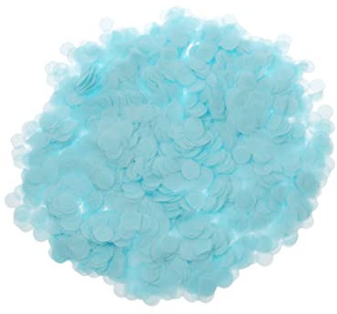 PRETYZOOM 50g Sky-blaues Konfetti Aus Seidenpapier Für Luftballons Hochzeit Und Party Deko Festliche Atmosphäre Mit Glitzernden Sequins Für Feiern Und Anlässe
