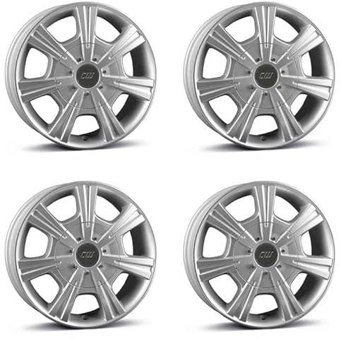 4x Borbet Felgen CH 7.5x17 ET55 5x120 crystal silver kompatibel mit VW Amarok Crafter T5 T6 Touareg