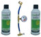 Hop Parts Pack Ahorro gásica, Gas Organico Ecologico Alternativo R134a y R12 Gasica, El Kid De Compone De Dos Unidades Mas Una Manguera De Carga con Manómetro, Uso Profesional