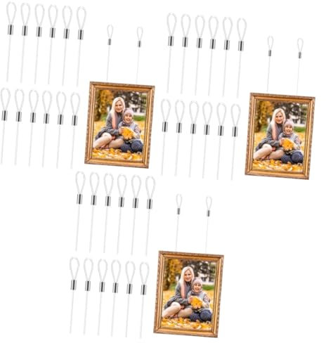 NUOBESTY 36pezzi Per Appendere Per Kit Appendimento Per Resistente e Invisibile Per Decorazioni Distrazioni