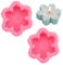 2 Pezzi Stampo per Candele Fiocchi di Neve, 3D a Forma di Fiocco di Neve, Stampo in Silicone per Candele a Fiocco di Neve, Stampi per Candele, Stampi in Fiocco di Neve, per Natale