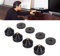 4PCS Aluminum Alloy Speaker Isolation Feet for Turntable and Subwoofer - Reduce Noise and Enhance Sound Quality (Black)