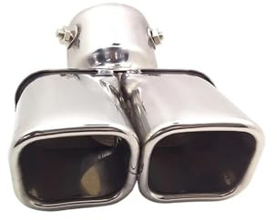 Auspuffblende Für CRV Für Hyundai Für IX35/Infiniti JX35 Quadratischer Anschluss Doppelauslass SUV 76mm Auspuffschalldämpfer 1St Schalldämpfer
