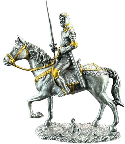 57 SPECIAL REPLICAS Skulptur Deko Figur ZINNRITTER zu Pferd Figur als Geschenk für Wohnzimmerdekoration Figuren Deko
