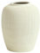 Rhodes Keramikvase, 25 cm, beige Blumenvase, große Premium-Heimdekoration