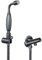 Handheld Bidet Sprayer for Toilet Hand Shower for Toilet Set Bidet Shower Sprayer Head Cold Water Brass Black with Hose No Drilling Double Handle Cloth Diaper Sprayer Kit