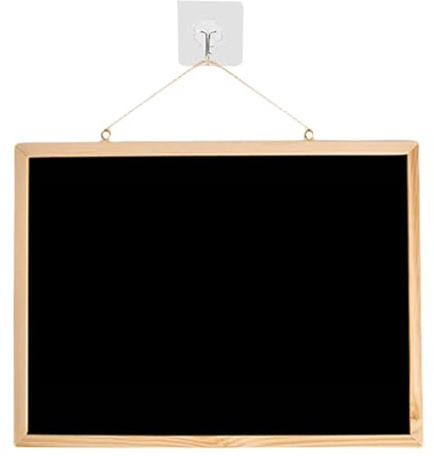 Kleine Kreidetafel zum Aufhängen, Kreidetafel, Pinnwand, doppelseitig, hängende Tafel, Memoboard, Party, Hochzeit