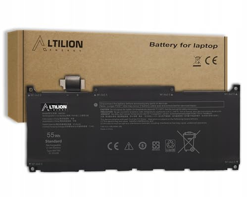Altilion Energy MN79H J7H5M NXRKW Battery Compatible with Dell XPS 13 Plus 9320 / XPS 13 9340 / XPS 13 9345