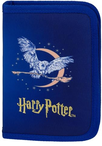 Baagl Federmäppchen für Mädchen Jungen - Schüleretui, Federtasche, Federmappe für Schreibwaren - Etui, Federpenal, Schulmäppchen (Harry Potter Hogwarts Hedwig)