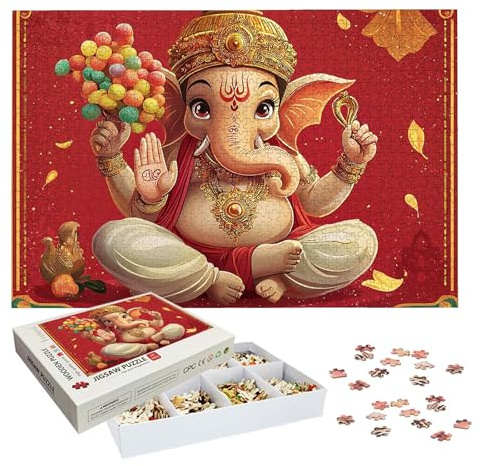 Puzzle 5000 Teile Erwachsene, Anime Puzzle 5000 Teile, EIN Herausforderndes Rätsel, Elefant Holzpuzzle Erwachsene mit Exquisiter Verpackungsbox, Puzzlespiele für Die Ganze Familie, Geschenke, -6950