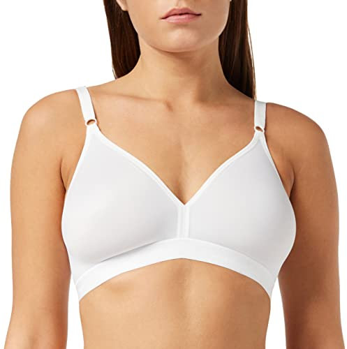 Triumph Womens Micro Fun N Bra, White, 34C UK