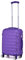 Hard Shell Cabin Carry On Suitcase 55 cm 2.5 kg 35 litres 4 Wheels with Built in 3 Digit Combination Lock, Approved for Ryanair, easyJet, British Airways & More (Purple)
