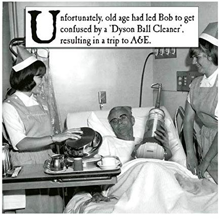 Morphed, Birthday Card for Him, Unfortunately, Old Age Had Led Bob To Get Confused… Male Birthday Card, Funny Birthday Card for Him