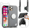 Gorilla Tech Silicone Cover for iPhone 8 Plus Case And Screen Protector iPhone 7 Plus Popup Finger Holder Stand Anti Scratch Ultra Slim Shockproof Shockproof Survivor Tempered Glass Grey 3 Pack