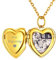 ChicSilver Herzform zum öffnen Damen Medaillon mit Photo Herzanhänger personalisierter Fotoanhänger Super Weihnachtengeschenke